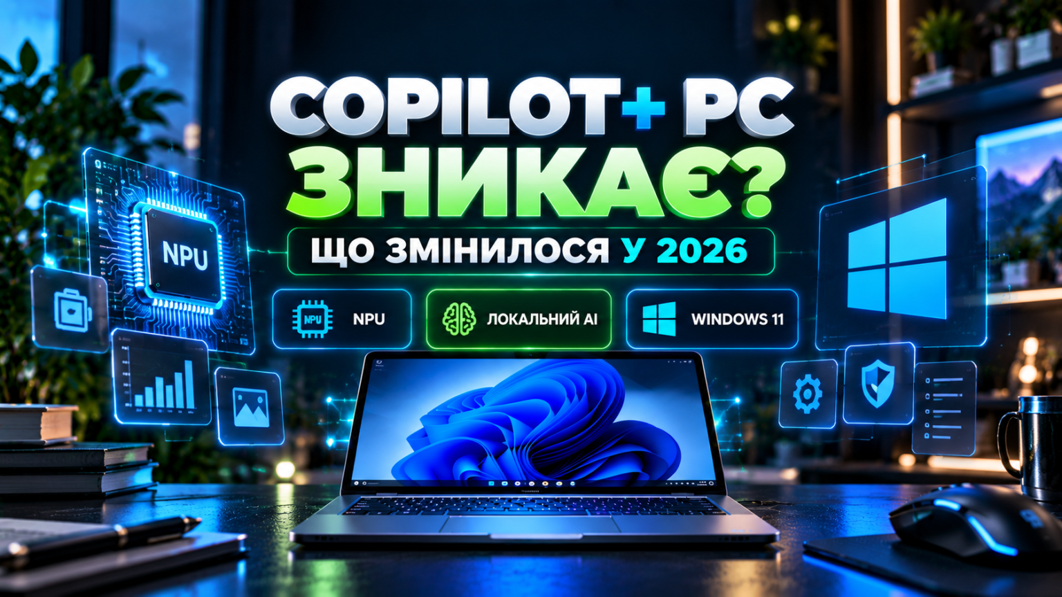 Copilot+ PC зникає у 2026 році — що змінюється в AI-ноутбуках