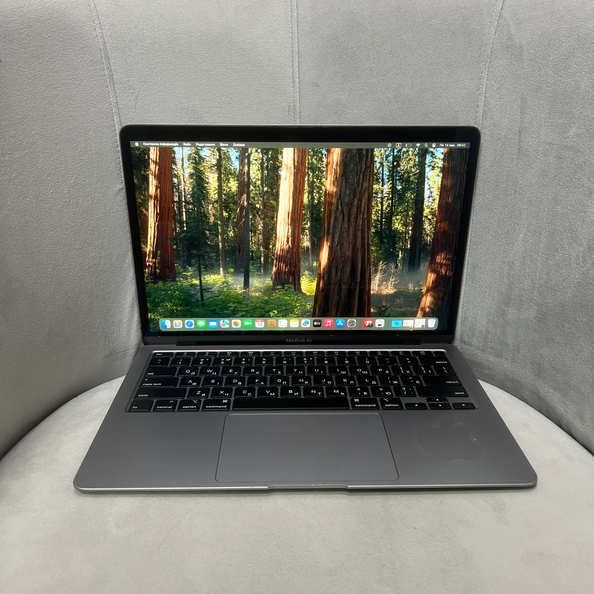 766cf41ae8dd657cc33cc379d205b54caa2c34a059cc1b1ee3b4a3760805653e Apple MacBook Air 13" i7 2020 — 16GB, SSD 512GB, Retina, Space Gray
