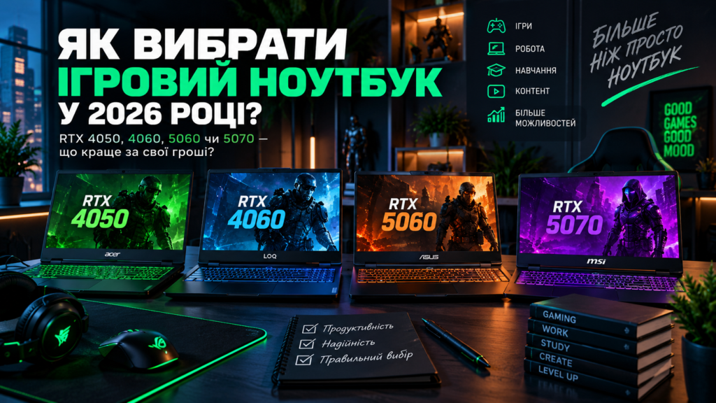 як обрати ігровий ноутбук